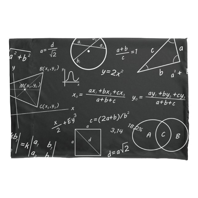 Blackboard pillow case (Front)