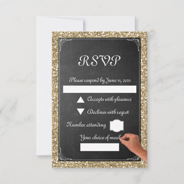 Blackboard RSVP Card (Front)