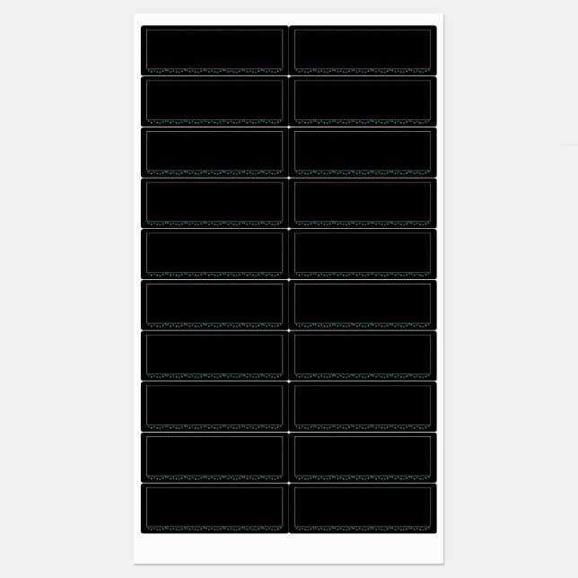 Blackboard Star Garland Baby Sticker Pack (Sheet)