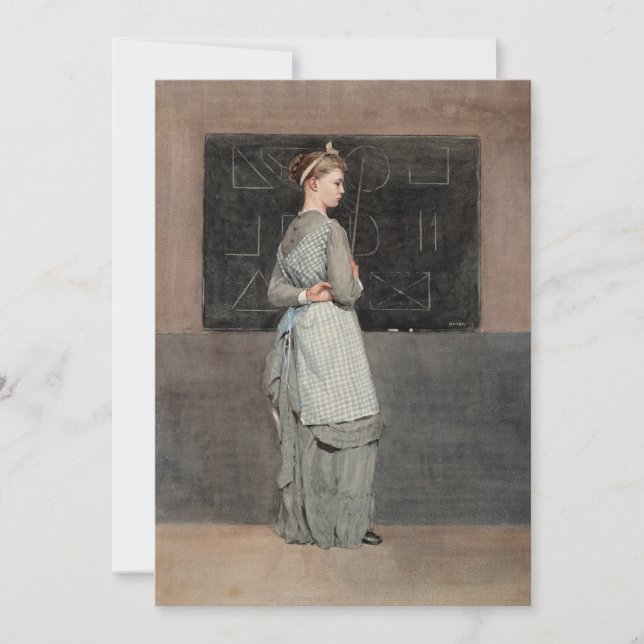 Blackboard | Winslow Homer (Front)