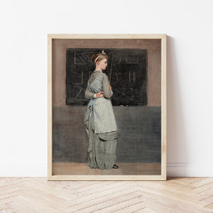 Blackboard   Winslow Homer Poster