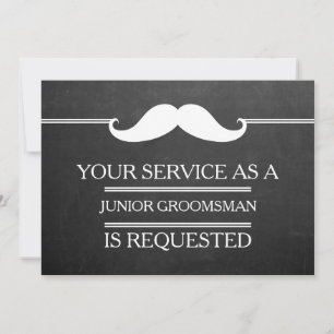 Blackboard Your Service as a Groomsman Request Inv Invitation