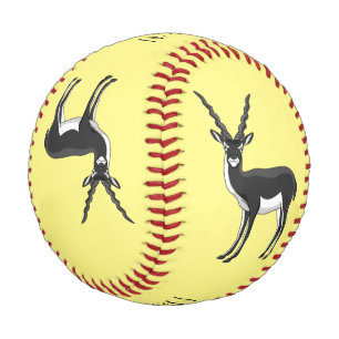 Blackbuck antelope illustration baseball
