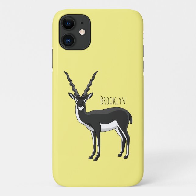 Blackbuck antelope illustration Case-Mate iPhone case (Back)