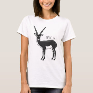 Blackbuck antelope illustration T-Shirt