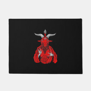 Blackcraft Antichrist Goat Satan Baphomet Doormat
