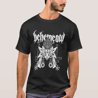 Blackcraft Behemeow Cute Satanic Death Metal Cat T-Shirt