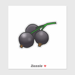 Blackcurrant Custom Cut Vinyl Sticker
