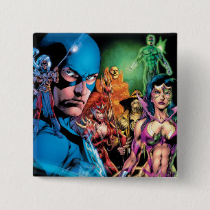 Blackest Night Comic Panel 2 - Colour 15 Cm Square Badge