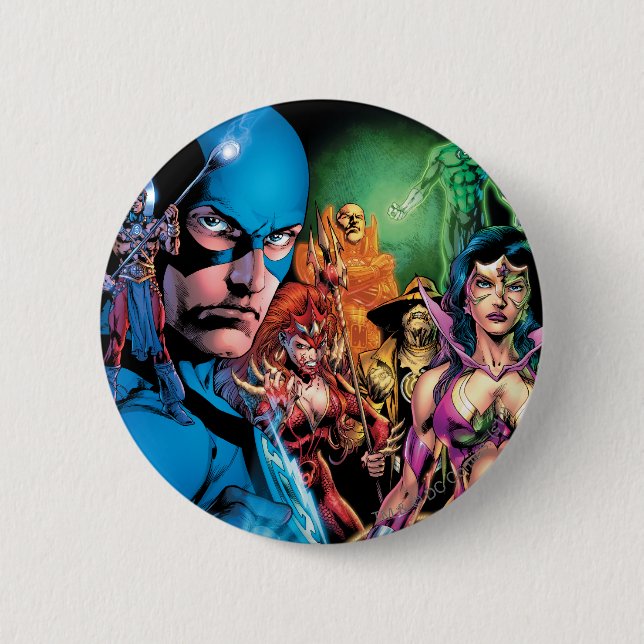 Blackest Night Comic Panel 2 - Colour 6 Cm Round Badge (Front)