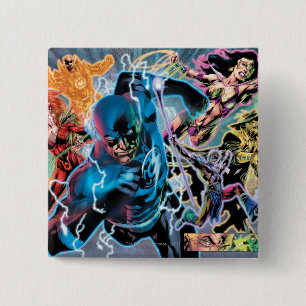 Blackest Night Comic Panel - Colour 15 Cm Square Badge