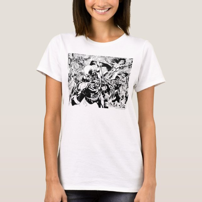 Blackest Night Comic Panel T-Shirt (Front)