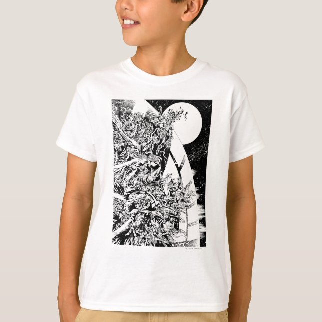 Blackest Night Group and Moon 2 T-Shirt (Front)