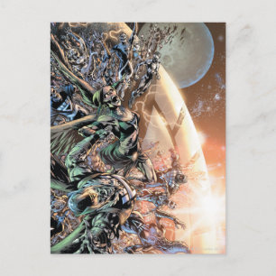 Blackest Night Group and Moon Postcard