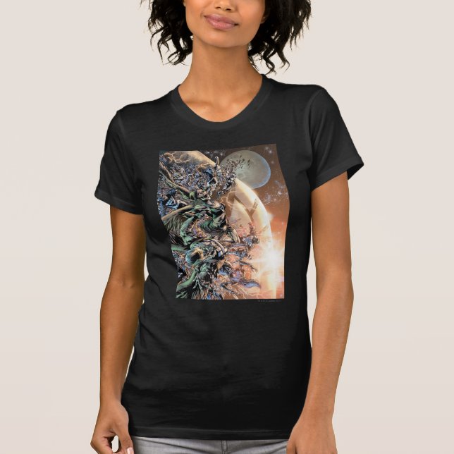 Blackest Night Group and Moon T-Shirt (Front)