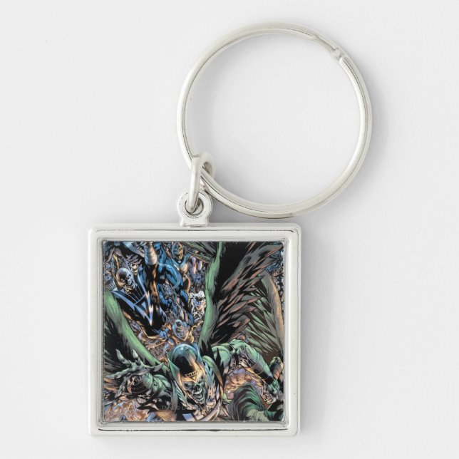 Blackest Night Group Painting - Colour Key Ring (Front)