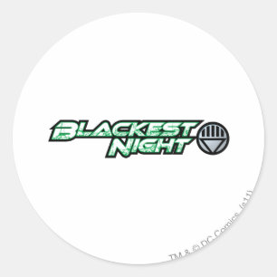 Blackest Night Logo 2 Classic Round Sticker