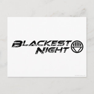Blackest Night Logo Postcard