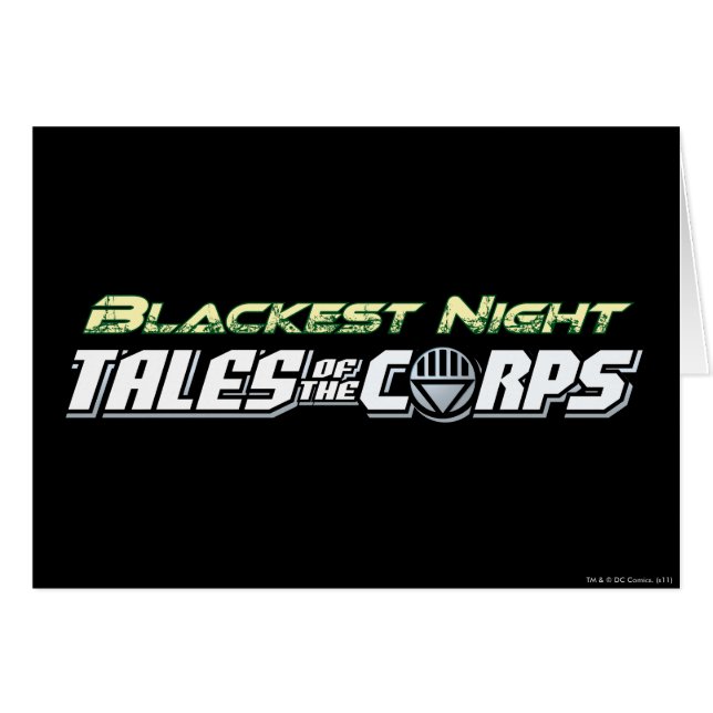 Blackest Night Tales of the Corps (Front Horizontal)
