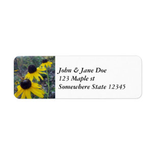 Blackeyed Susans Return Address Label