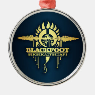 Blackfoot 2 metal ornament