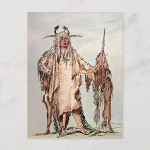 Blackfoot Indian Pe-Toh-Pee-Kiss, The Eagle Ribs Postcard
