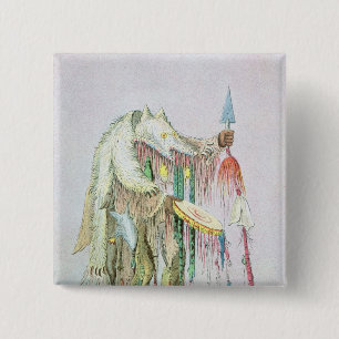 Blackfoot Medicine Man 15 Cm Square Badge