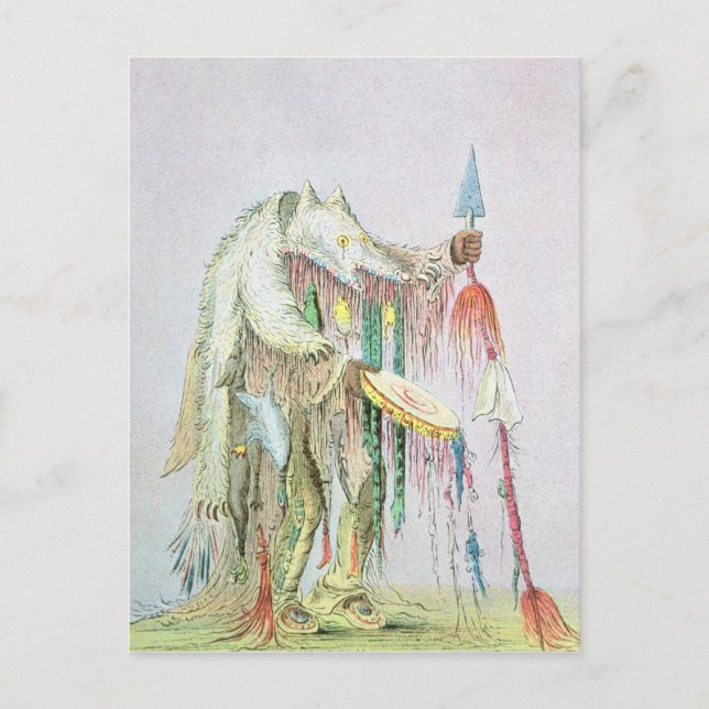 Blackfoot Medicine Man Postcard (Front)