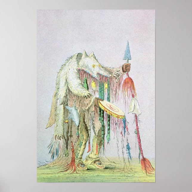 Blackfoot Medicine Man Poster (Front)