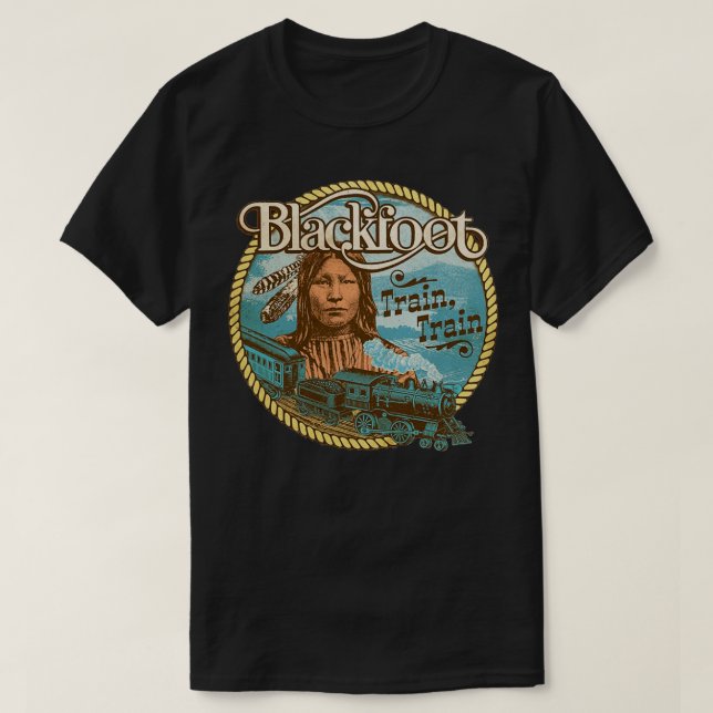 Blackfoot Train Train 1 T-Shirt (Design Front)