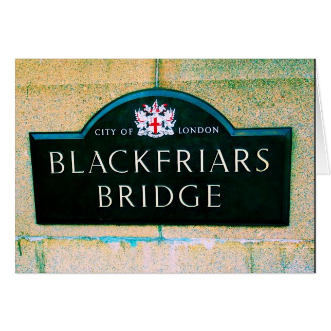 Blackfriars Bridge - City of London (Front Horizontal)