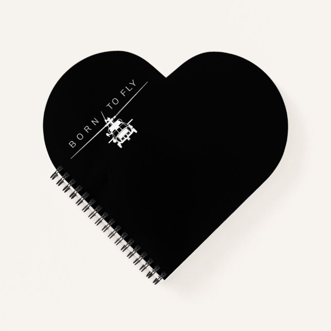 Blackhawk Military Aviation Helicopter Pilot Gift Notebook (Front)