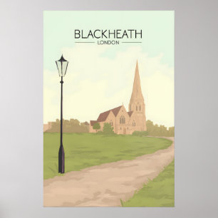Blackheath London Travel Poster