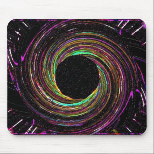 Blackhole Abstract Mouse Pad