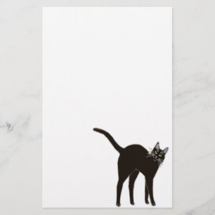 Blackie the Black Cat Stationery