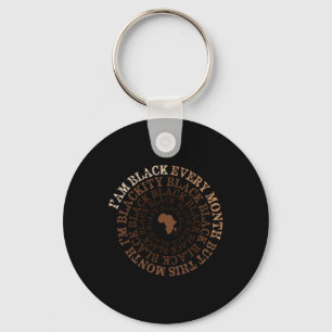 Blackity Black Black Black History Month Celebrati Key Ring