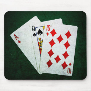 Blackjack 21 point - Ace, Queen, Ten Mouse Pad