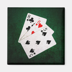 Blackjack 21 point - Eight, Eight, Five Magnet