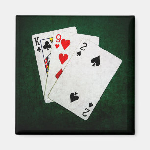 Blackjack 21 point - King, Nine, Two Magnet