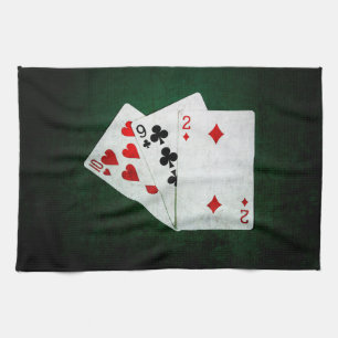 Blackjack 21 point - Ten, Nine, Two Tea Towel