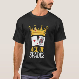 Blackjack ACE OF SPADES Blackjack Players Men Blac T-Shirt