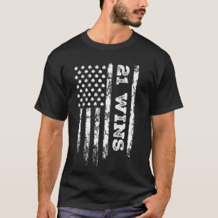Blackjack America 21 WINS Blackjack Casino USA Car T-Shirt