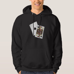 Blackjack Apparel Playing Card Hoodie