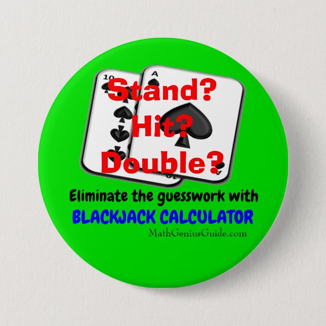 Blackjack Calculator button (Front)