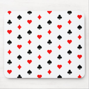 Blackjack / Poker Card Suits: Mousepad