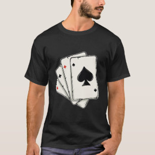 Blackjack Poker Texas Hold'Em Gambling Cards Playe T-Shirt
