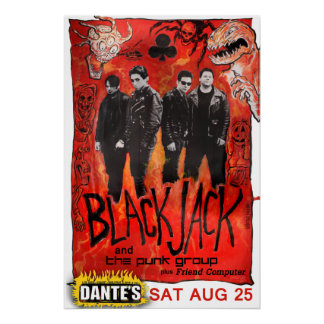 Blackjack reunion show at Dante's poster
