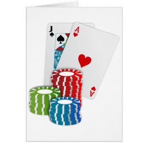 Blackjack with Poker Chips