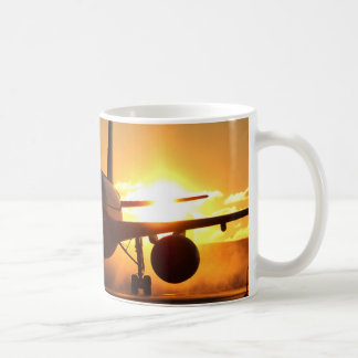 blackjet at sunset coffee mug