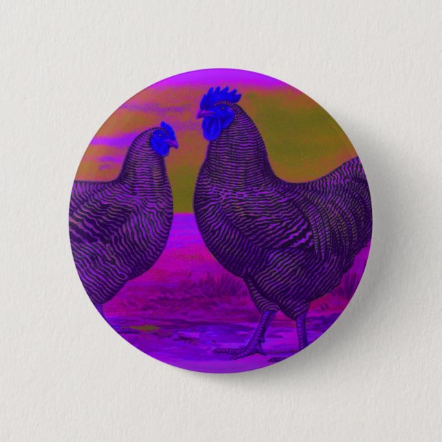 BlackLight 6 Cm Round Badge (Front)